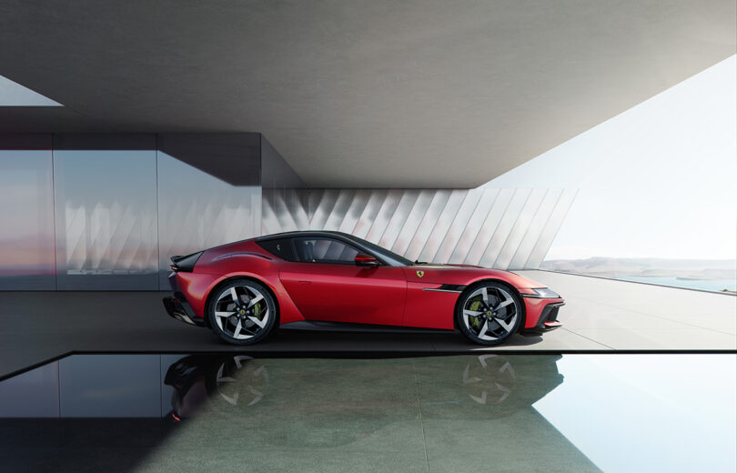 The New Ferrari 12Cilindri’s Design Is a Nod to the Optimism of 1970s Sci-Fi