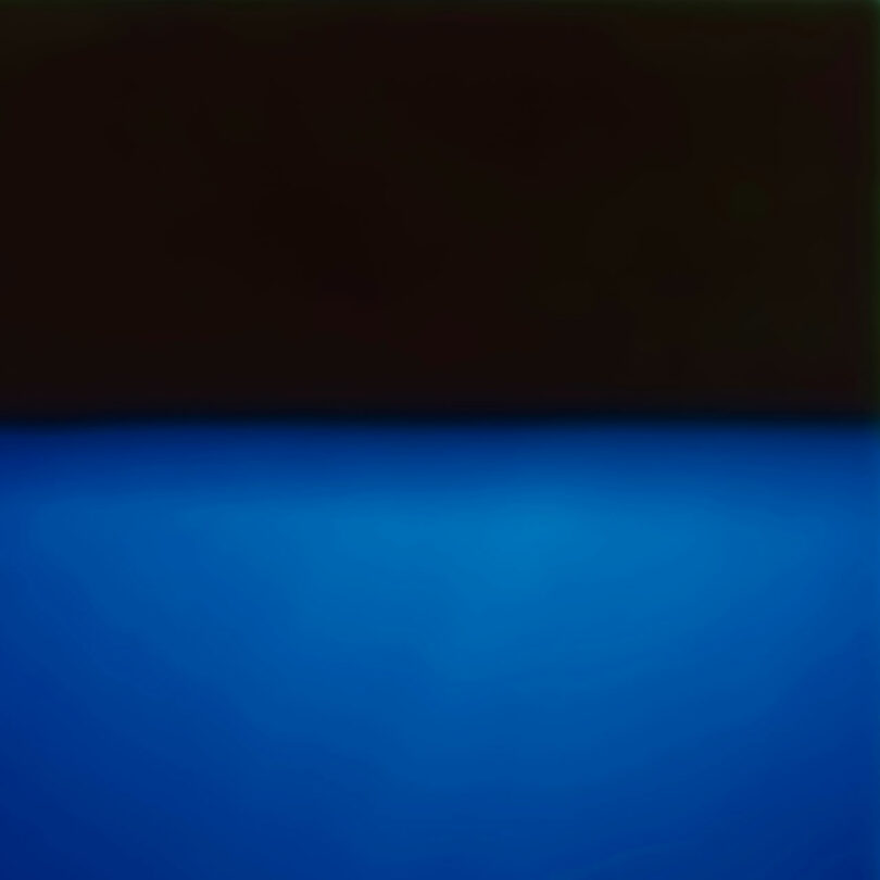 Photograph with blue and black