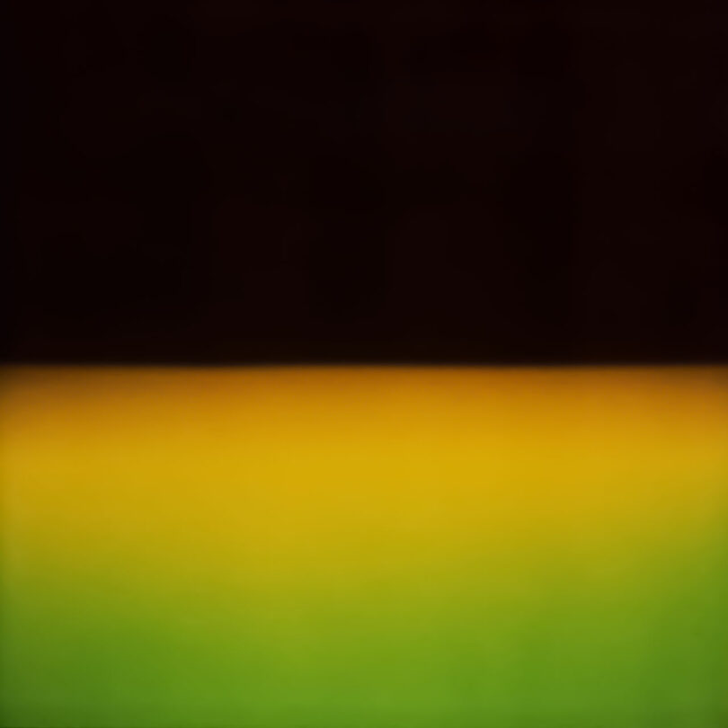 Photograph with yellow to green spectrum