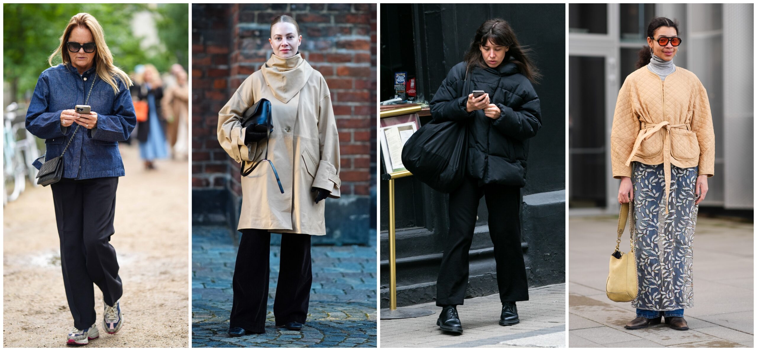 What-to-pack-for-Ireland.jpg Street style shots of four women wearing casual clothes dressed up with layers